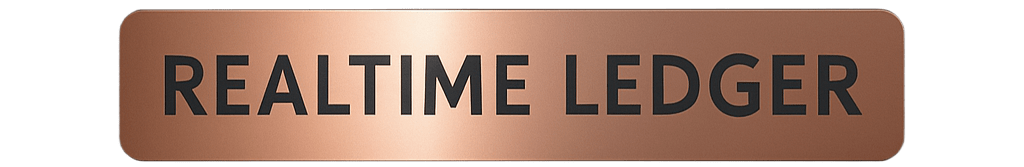 Realtime Ledger Logo Banner